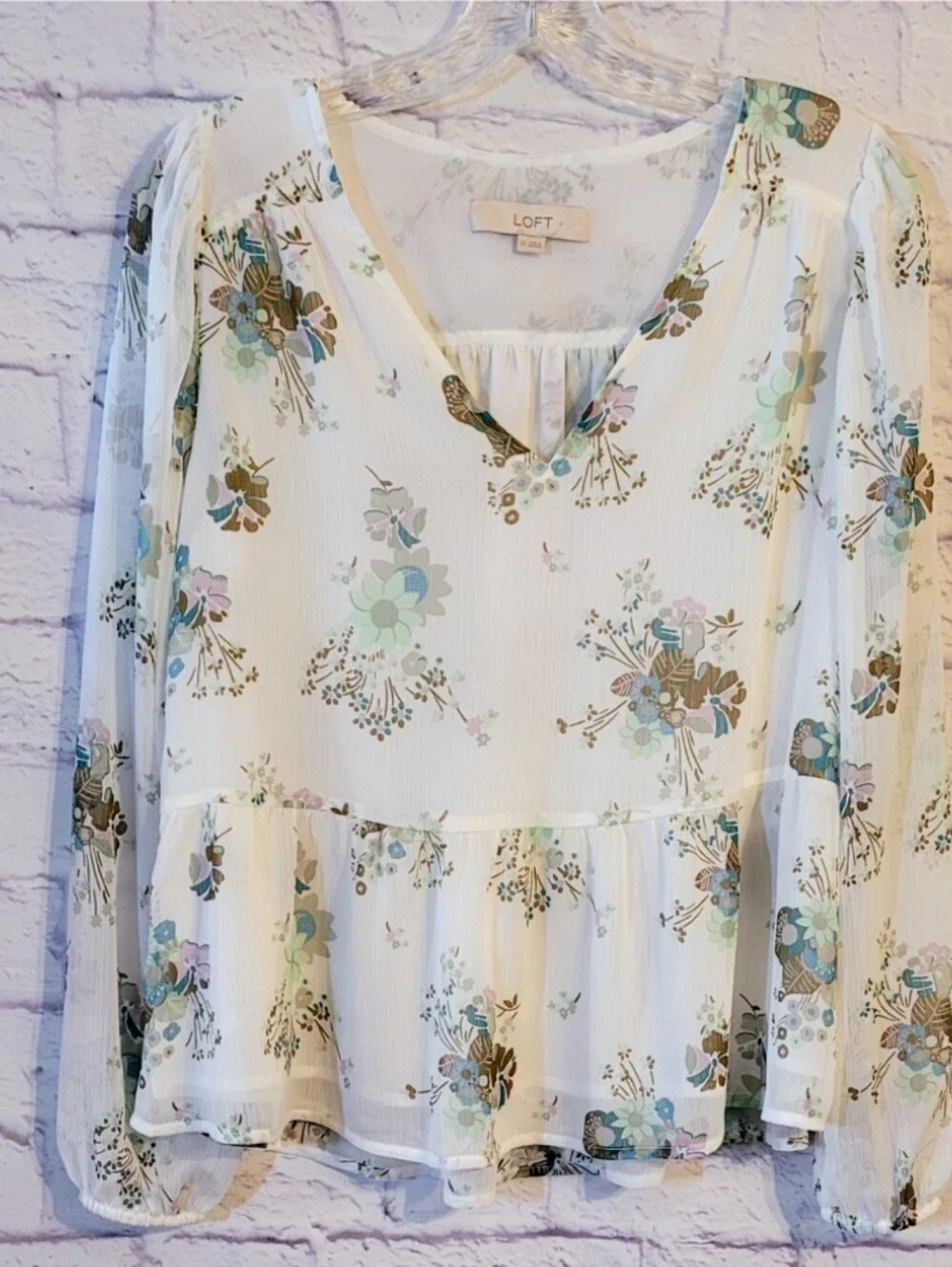 LOFT romantic blouse